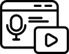 Podcastaufnahme-Icon